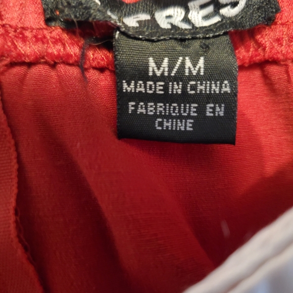 IMPRESS! White/Red Strapless Dress w/Pockets - Size M - Picture 3 of 7